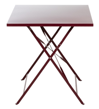 Preview: Creative Living Tisch-Set Bloom 5-teilig Bordeauxrot